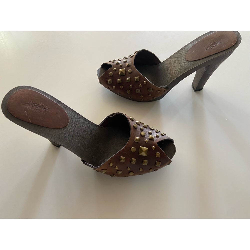 COPY - Studded Peep Toe Heels